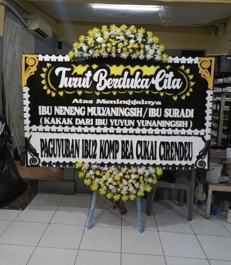 Papan Bunga Duka Tangerang